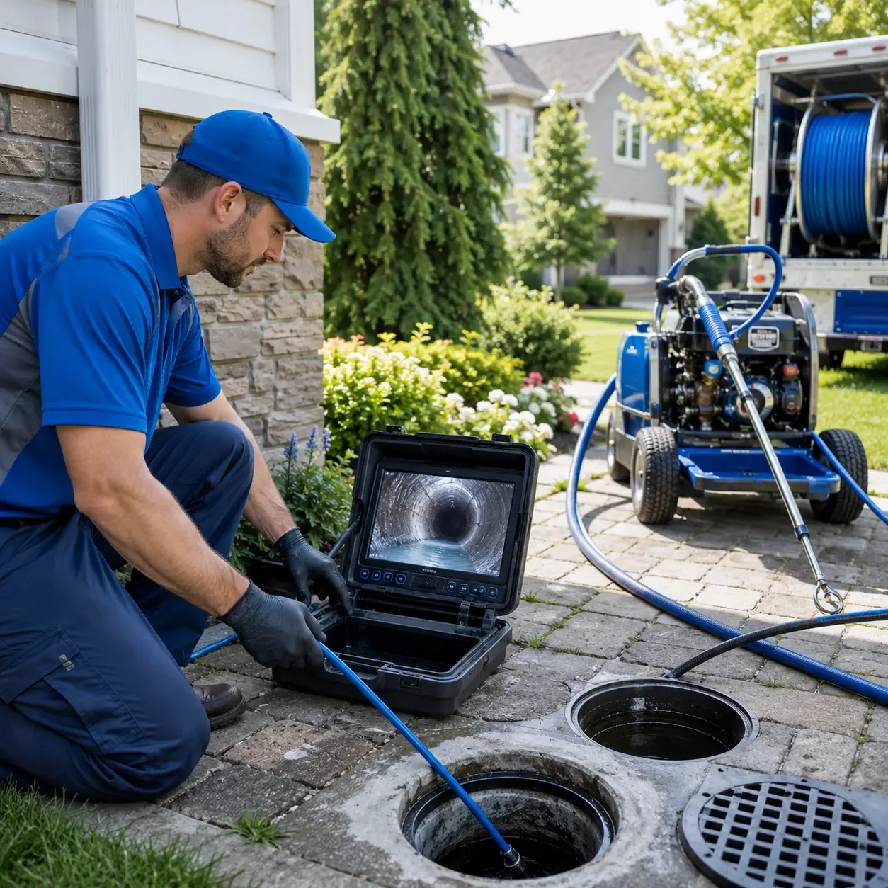 Outdoor drain cleaning professionals serving Geigertown, PA